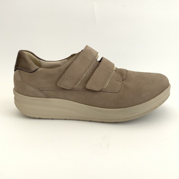 Hartjes Sneakers Tan Leather Hook & Loop 7.5 - Picture 2 of 11